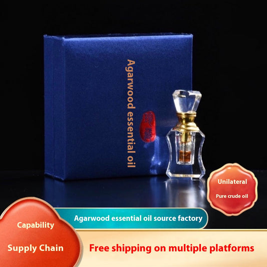 Source Factory Agarwood Essential Oil Green Qinan Agarwood Oil Single Chess Nan Essential Oil Agarwood Oil Super Critical Aromatherapy Essential Oil