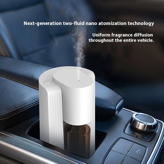 Fully automatic anhydrous household diffuser, car smart essential oil fragrance, cross-border silent battery atomized aromatherapy machine